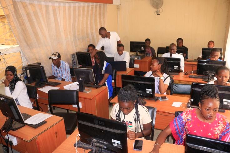 Students developing practical digital skills at WEPROE